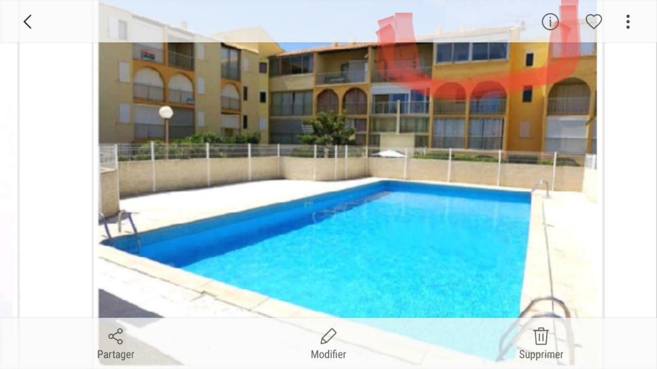F3 Narbone-Plage Avec Solarium 250M De La Mer Vue Mer Et Clape Нарбонн-Пляж Экстерьер фото
